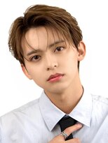 オーシャントーキョーオーバー 渋谷(OCEAN TOKYO OVER) 韓国マッシュセンターパートツーブロックフェザーパーマシャドウ