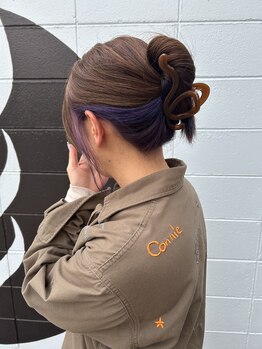 ジュイール ヘアー(JOUIR HAIR)の写真/ハチ下のブリーチからのオンカラーのアンブレラカラー