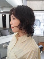 ハート(HART)&nbsp;浦安/南行徳 ダークブルー ワンホンレイヤー ニュアンスウルフ
