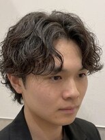 ラスト(LUAST) シャドウパーマメンズテテ風ゆるめパーマ韓国ヘア波巻きツイスト