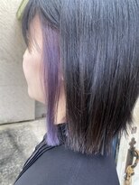 ヘアーズ ロッソ テラス(hair's ROSSO TERRACE)&nbsp;イヤリングカラー×ラベンダー［30代40代50代］