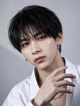 オーシャントーキョー 原宿(OCEAN TOKYO) シースルーセンターパートコンマヘアナチュラルラウンドマッシュ