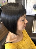 前下がりボブ