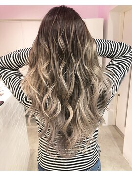 アディション 渋谷(ADITION) 【ADITION渋谷】バレイヤージュグラデーションハイライト