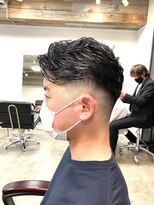 ミラバイグリーン(Mira by green)&nbsp;【担当SEKI】フェードカット×オールバック【かき上げ】