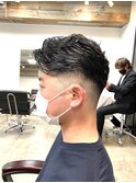 【担当SEKI】フェードカット×オールバック【かき上げ】