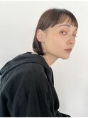 ミニボブコンパクトボブショートバング眉上前髪