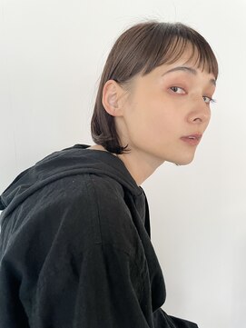 パーク(PARK) ミニボブコンパクトボブショートバング眉上前髪