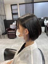 アフィックスヘア 新小岩(affix hair)&nbsp;インナーカラー【ラベンダーシルバー】×大人ボブ