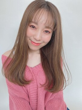 ルービック 和歌山(Rubik's) 髪質改善トリートメント×ブリーチなし透明感ストレートベージュ