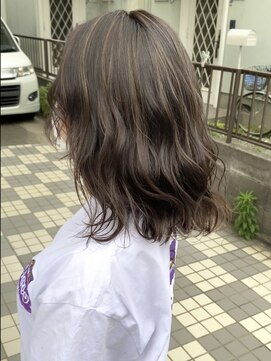 ヴィフ 大船(VIF) ナチュラルハイライト×大人かわいいヘア/グレージュ/大船駅