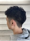 パーマ×刈り上げ
