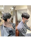 【札幌大通美容室trewa】メンズショート×縮毛矯正