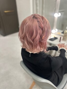 ラモ(RAMO) ショート版編み込みハーフツイン