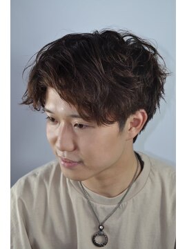 ヒロギンザ 御茶ノ水店(HIRO GINZA) センターパート×ツイストスパイラルパーマ