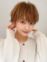 オーブヘアー ジュン 鹿屋店(AUBE HAIR june)&nbsp;大人丸みショート/20代30代40代/ハイトーン/マッシュ