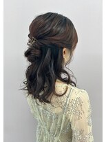 プルクラ ロッポンギ(Pulchra ROPPONGI)&nbsp;セミロング/ハーフアップ/お団子アレンジ