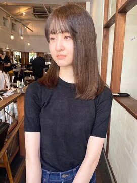 モク 大阪梅田店(MOK) 【まとまりやすい】透明感ミディアム