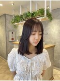 韓国風ヘア/ピンクラベンダー