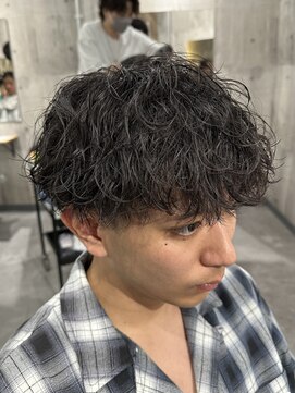 ビカムメンズヘアー 栄店(become men's hair) 縦落ちパーマ/波巻きツイストスパイラル/名古屋/栄/メンズヘア