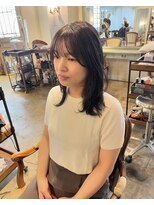 髪質改善と縮毛矯正の専門店 サンティエ(scintiller)&nbsp;顔まわりレイヤー