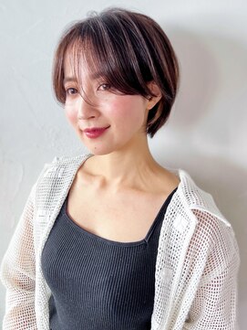 アイティーバイアルバム 松戸店(IT by ALBUM) 美髪おくれ毛くびれヘアショート_9520