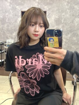 シオ ヘアー デザイン(Sio. hair design) ブリーチ無し透明感オリーブカラー！