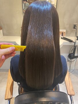 ジーナ 船橋(Zina) 髪質改善＊ロングレイヤーグレーベージュ＊美髪【Zina船橋】