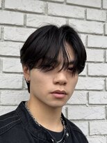 オーガニック アトリエ 大宮(organic+atelier)&nbsp;韓国風シースルーニュアンスフェザーパーマセンターパート