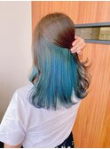 インナー×エメラルドグリーン