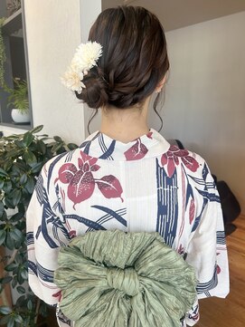 ソースバンダイ 万代(SOURCE) 浴衣ヘアセット