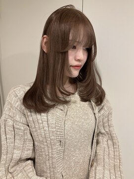 ペレ アネックス 大阪梅田茶屋町店(PELE ANNEX) くびれヘア/アプリコットオレンジ/夏のヘアアレンジ/梅田