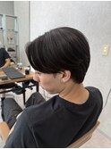 センターパート/曲がる縮毛矯正