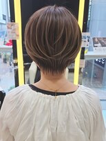 ウィル あべの店(WiLL)&nbsp;イメチェン丸みショートナチュラルボブ30代40代50代田嶋33