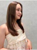イメチェン/似合わせカット/フルバング／レッドブラウン/中野