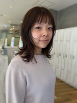 アトロ(Atoro)&nbsp;梅田レイヤー/顔まわりレイヤー/レイヤーカット/暖色カラー