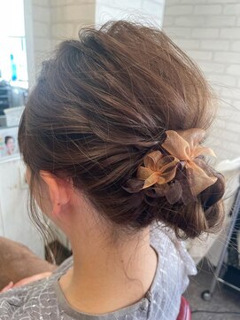 ロマンヤカタ ファース(ROMAN YAKATA fars) 髪質改善 ヘアセット お呼ばれヘア シニヨン@田代1/20