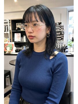 ファーム 大崎店(FAAM) バングあり/暗髪レイヤー