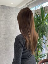 アッシュ 下丸子店(Ash)&nbsp;【岩城指名】オリーブベージュ×髪質改善ストレート