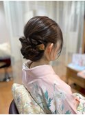 シニヨンヘアセット