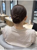 ブリーチなしカラー/ヘアアレンジ/ヘアセット/福岡/10代20代30代