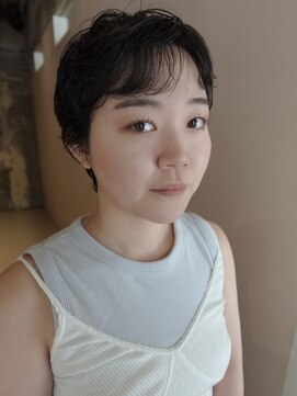 ハマモト ショートパーマ