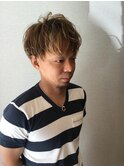 【ラフ無造作】ツーブロックマッシュパーマヘア