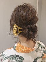 ネオリーブギンザ 銀座店(Neolive GINZA)&nbsp;大人 ふわふわシニヨン 浴衣