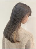 インナーカラーベージュ×トリートメント