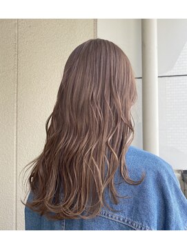 ラべリー 池袋(LOVELEY) 【池袋】ナチュラルロング×アッシュベージュ