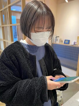 スムーク(smuk) 【smuk/スムーク】ショートボブ / ミルクベージュ/ミニボブ