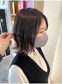 【ANNEXハザマ】グレーベージュ×ミニウルフ