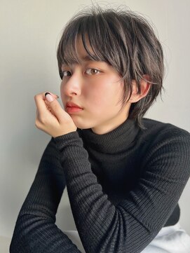 フラミューム 恵比寿(flammeum) ミヤザキスタイル カジュアルショートウルフ