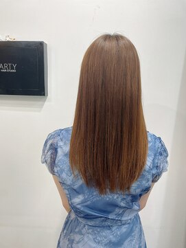 パーティパーティ ヘア(PARTYPARTY hair) オイルストレートでサラサラヘア/ナチュラルエクステ